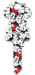 Minnie Mouse Shaped House Key