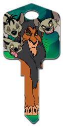 D124 - The Lion King  | The Lion King  Disney, Lion King, licensed, house, key, kw, kw1, kw10, kwikset, sc1, schlage, wr, wr3, wr5, weiser