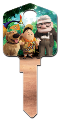 D127 - Up  | Up  Disney, Pixar, Up, Carl, Russ, Russell, Dug, Kevin, snipe, licensed, house, key, kw, kw1, kw10, kwikset, sc1, schlage, wr, wr3, wr5, weiser
