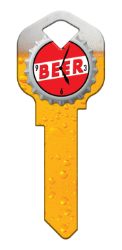 HK72 - Beer OClock  | Beer OClock  happy, key, beer, oclock, house, keys, kwikset, Schlage, weiser, kw, sc1, wr5