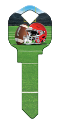 HK82 - Football  | Football  happy, key, sport, sports, football, house, keys, kwikset, Schlage, weiser, kw, sc1, wr5