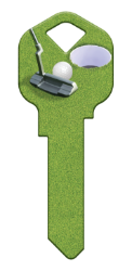 HK83 - Golf  | Golf  happy, key, sport, sports, golf, house, keys, kwikset, Schlage, weiser, kw, sc1, wr5