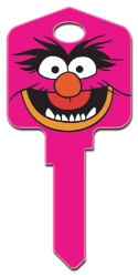 D24 - Animal  | Animal  muppets,animal,kermit,piggy,license,key,house key,keys,art,disney,Muppets Animal, Disney, licensed, painted house keys