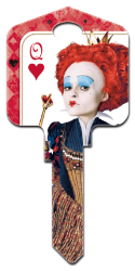 D59 - The Red Queen  | The Red Queen  Disney, Alice in Wonderland, The Red Queen, house key blank, licensed