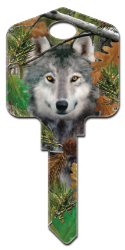 DPW2 - Wolf  | Wolf  Deep Woods, Wolf, house key, forest, licensed, blank key