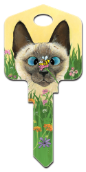 GP1 - Bee Wildered  | Bee Wildered  Paws and Claws, Gary Patterson, Bee Wildered, house key blanks, licensed,key,housekey,house keys,art,licensed,kw,wr,sc1
