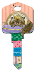 GP3 - Spoiled Rotten  | Spoiled Rotten  Paws and Claws, Gary Patterson, spoiled rotten, house key blanks, licensed, painted,licensed,art,key,keys,housekey,house key,house keys,