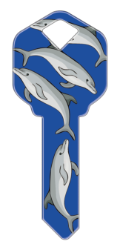 HK13 - Dolphins  | Dolphins  happy, key, dolphins, dolphin, sea, ocean, marine, house, keys, kw, sc1, wr5
