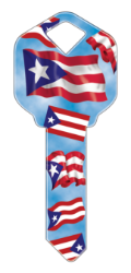 HK22 - Puerto Rican Flag  | Puerto Rican Flag  happy, key, puerto, rican, rico, flag, flags, house, keys, kw, sc1, wr5