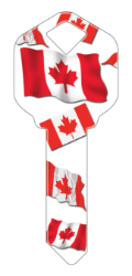 HK28 - Canadian Flag  | Canadian Flag  happy, key, canadian, canada, flag, flags, maple, leaf, house, keys, kw, sc1, wr5