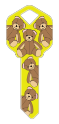 HK33 - Teddy Bear  | Teddy Bear  happy, key, teddy, bear, stuffed, animal, house, keys, kw, sc1, wr5