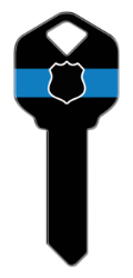 HK34 - Police  | Police  happy, key, support, police, cop, cops, law, enforcement, house, keys, kw, sc1, wr5, kwikset, schlage, weiser