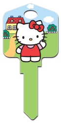 SR6 - Hello Kitty<sup>&reg;</sup> House  | Hello Kittys House  Hello Kitty, house key,key,keys,house keys,license,licensed,art,wr,kw,sc1