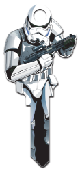 SW18 -  Stormtrooper Shape  | Stormtrooper Shape  Star Wars, Stormtrooper, Shaped, Licensed ,Painted, House Key Blank