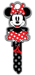 Minnie Mouse Shaped House Key