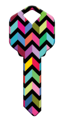 HK45 - Chevron  | Chevron  happy, key, chevron, colorful, fashion, pattern, house, keys, kw, sc1, wr5