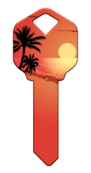 HK53 - Sunset  | Sunset  happy, key, sunset, sun, beach, sand, ocean, waves, tropical, palm, trees, warm, summer, house, keys, kw, sc1, wr5