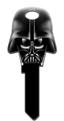 SW7 -  Darth Vader Dark Side  | Darth Vader Dark Side  Star Wars, Darth Vader, Dark Side, Shaped, Licensed ,Painted, House Key Blank